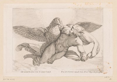 Porwanie Ganimedesa autorstwa Nicolas Mignard