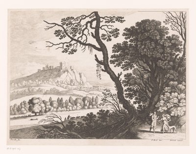 Cephalus en Procris autorstwa Nicolas Perelle