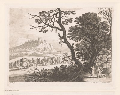 Wenus i Adonis autorstwa Nicolas Perelle