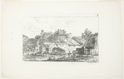 Krajobraz, z Deuxieme Cahier de Paysage autorstwa Nicolas Perignon