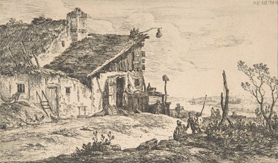 Krajobraz rustykalny, 1772., 1772. autorstwa Nicolas Perignon