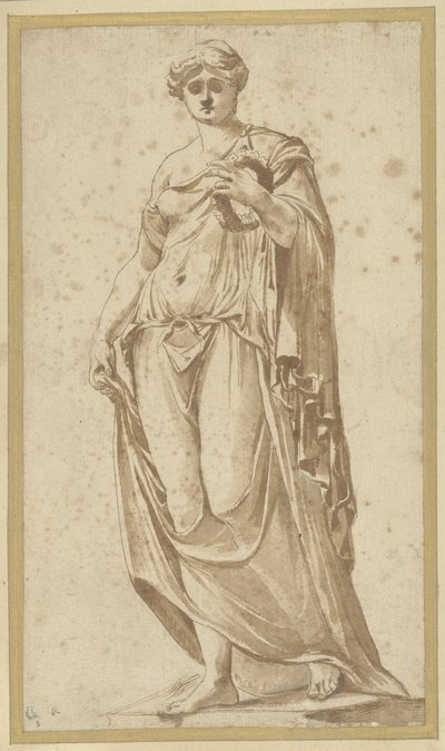 Flora Farnese widziana z przodu autorstwa Nicolas Poussin (possibly)