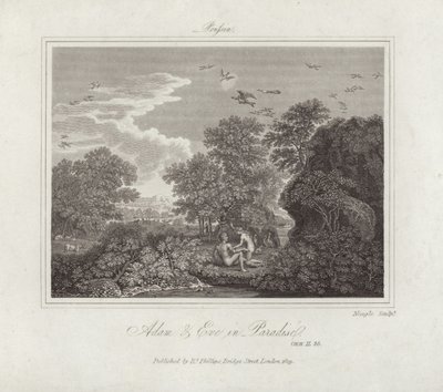 Adam i Ewa autorstwa Nicolas Poussin