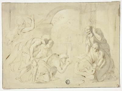 Adoracja pasterzy autorstwa Nicolas Poussin