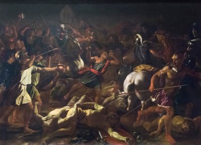 Bitwa pod Gedeonem z Madianitami autorstwa Nicolas Poussin
