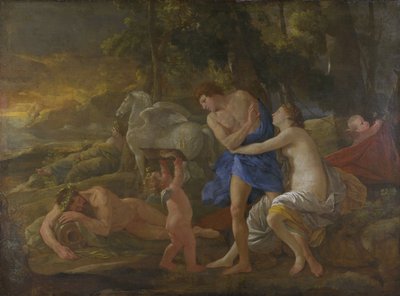 Cephalus i Aurora, ok. 1630 (olej na płótnie) autorstwa Nicolas Poussin