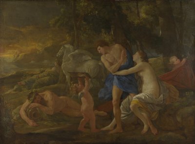 Cephalus i Aurora, ok. 1630 autorstwa Nicolas Poussin