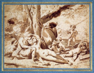 Mars i Wenus autorstwa Nicolas Poussin