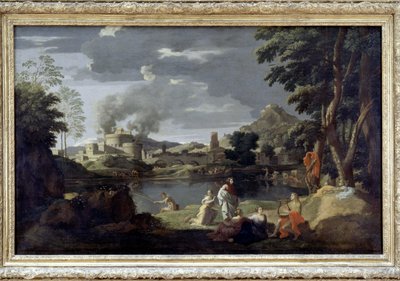 Orfeusz i Eurydyka autorstwa Poussina, Luwr autorstwa Nicolas Poussin