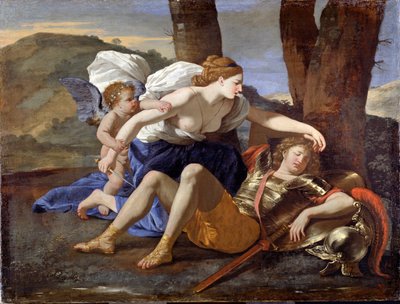 Rinaldo i Armida autorstwa Nicolas Poussin