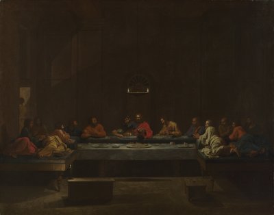 Siedem sakramentów: Eucharystia, ok. 1637-1640 autorstwa Nicolas Poussin