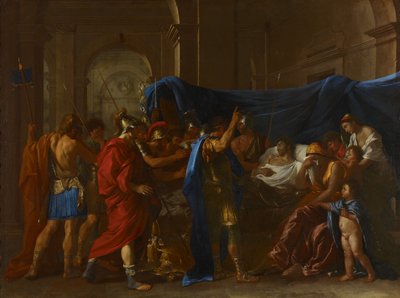 Śmierć Germanika autorstwa Nicolas Poussin