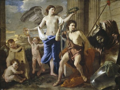 Triumf Dawida, 1630 autorstwa Nicolas Poussin