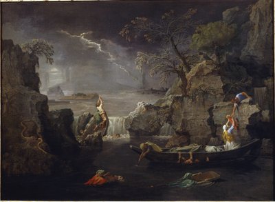 Zima lub potop autorstwa Nicolas Poussin