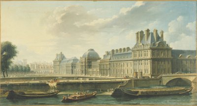 Pałac Tuileries widziany z Quai d