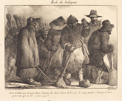 Szkoła zamiatarki autorstwa Nicolas Toussaint Charlet
