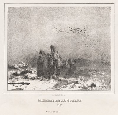 Alfabet moralny i filozoficzny dla małych i dużych dzieci: Miseries of War (1812) autorstwa Nicolas Toussaint Charlet
