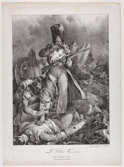 Francuski żołnierz autorstwa Nicolas Toussaint Charlet
