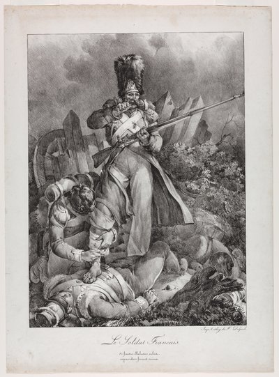 Francuski żołnierz autorstwa Nicolas Toussaint Charlet