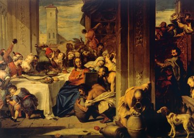 Małżeństwo w Kana autorstwa Nicolas Vleughels