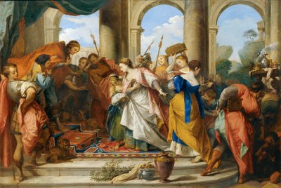 Salomon i królowa Saby ... autorstwa Nicolas Vleughels