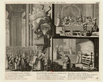 Bardzo wiarygodne życie mnichów, c. 1789. autorstwa Nicolas Walkcheim