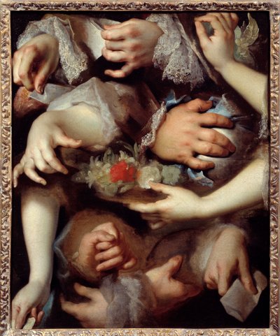 Studia ręczne. Obraz Nicolasa De Largilliere (1656-1746) autorstwa Nicolas de Largillière