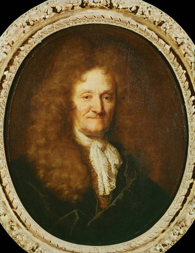 Medaillon poety Jeana de La Fontaine