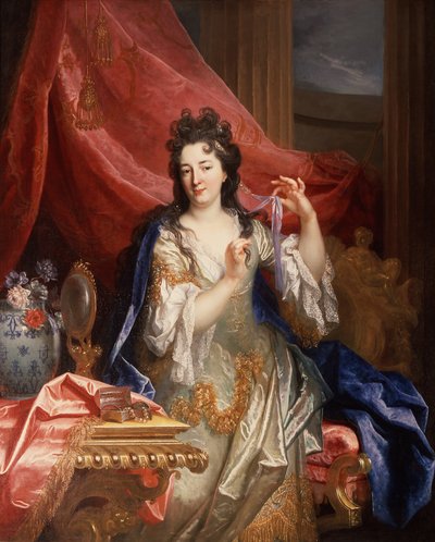 Portret kobiety, ok. 1696 (olej na płótnie) autorstwa Nicolas de Largillière