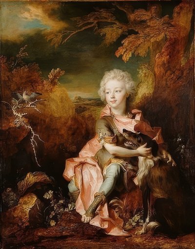 Portret chłopca w stroju. Około 1710-1714 autorstwa Nicolas de Largillière