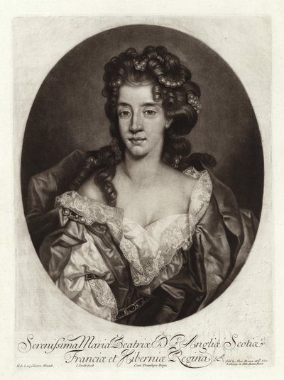 Portret Marii z Modeny autorstwa Nicolas de Largillière
