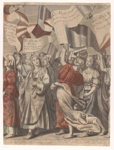 Triumfalna procesja Chrystusa z postaciami ze Starego i Nowego Testamentu (część trzecia) Triumf Jezusa Chrystusa (tytuł na obiekcie) autorstwa Nicolas de Larmessin (I)