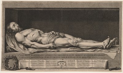 Ciało Chrystusa w grobie autorstwa Nicolas de Platte Montagne