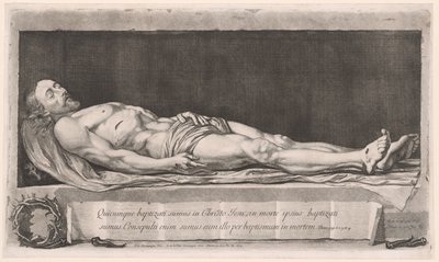 Martwy Chrystus leżący w grobie autorstwa Nicolas de Plattemontagne