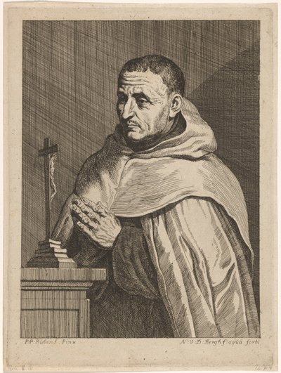 Portret karmelitanki (tytuł na obiekcie) autorstwa Nicolas van den Bergh