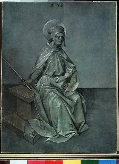 „Apostoł Szymon” akwarela i tusz Nikolaus Alexander Mair von Landshut (1450-1510) 1496 Muzeum Puszkina, Moskwa autorstwa Nicolaus Alexander Mair von Landshut