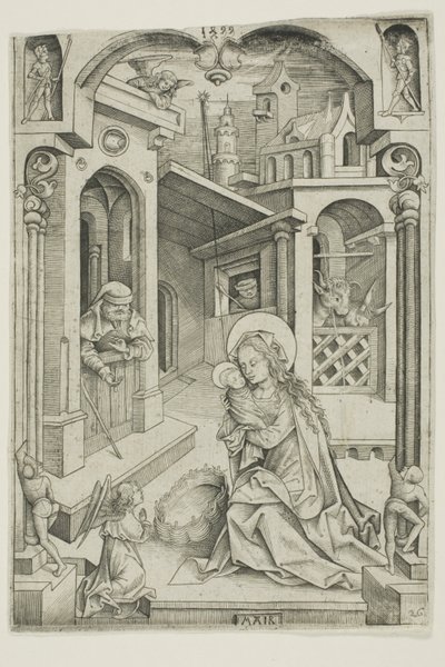 Narodzenie Chrystusa autorstwa Nicolaus Alexander Mair von Landshut