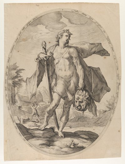 Dawid z Bohaterów i bohaterek Starego Testamentu, ca. 1597., ok. 1597. 1597. autorstwa Nicolaus Braeu