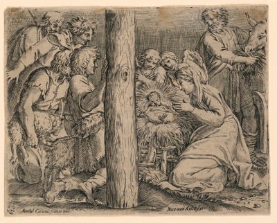 Adoracja pasterzy autorstwa Nicolaus van Aelst