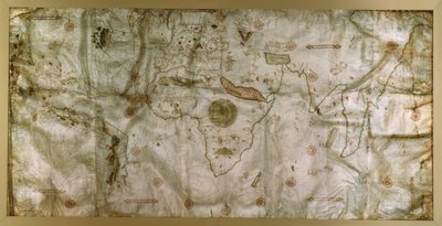 Planisphere autorstwa Nicolasa de Caverio autorstwa Nicolay de Caveri
