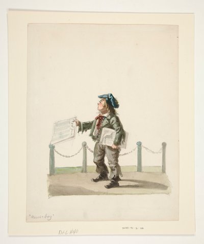Gazeciarz autorstwa Nicolino Calyo