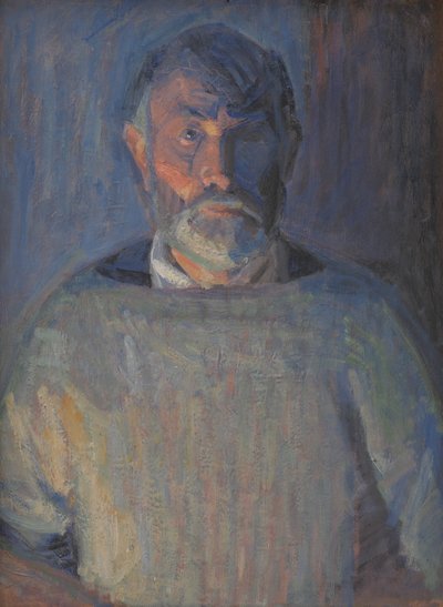 Portret artysty. Światło lampy autorstwa Niels Larsen Stevns