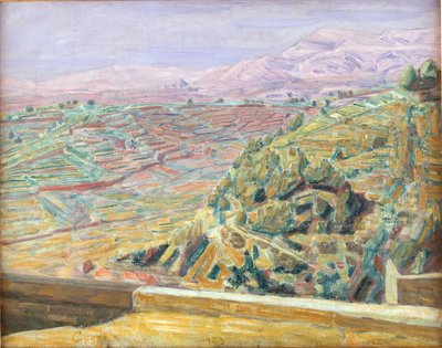Widok z Placu Zamkowego, Cagnes autorstwa Niels Larsen Stevns