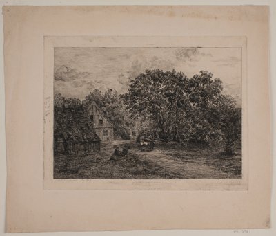 "Młyn". Młyn wodny w Halland autorstwa Niels Skovgaard
