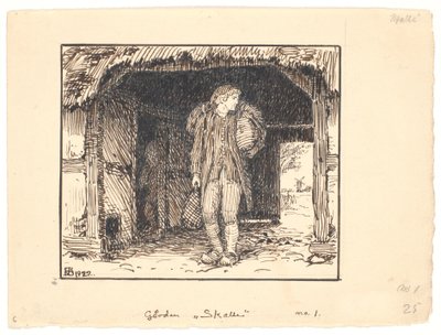 Czaszka autorstwa Niels Skovgaard