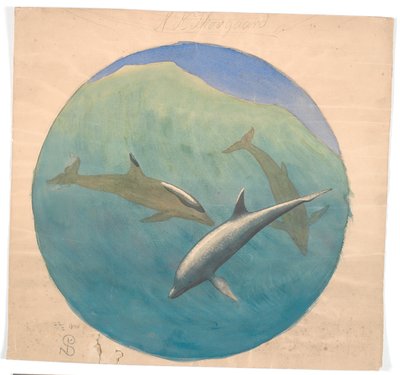 Skaczące delfiny autorstwa Niels Skovgaard