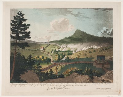 Szermierka w Berbyegaard w Enningdalen, w Frederichshald, 12 września 1808 r. autorstwa Niels Truslew