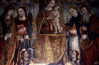Madonna na tronie autorstwa Nikola Bozidarovic