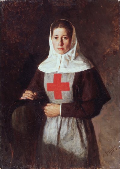 Pielęgniarka, 1886 autorstwa Nikolai Aleksandrovich Yaroshenko