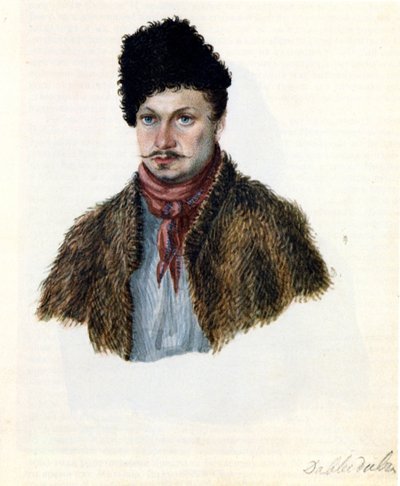 Portret dekabrysty Wasilija Dawydowa 1793-1855, 1839 autorstwa Nikolai Alexandrovich Bestuzhev